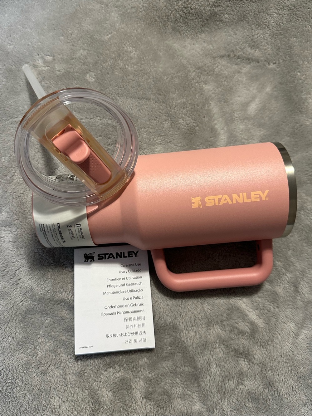 Stanley Quencher ProTour Flip Straw Tumbler - Peach Rose